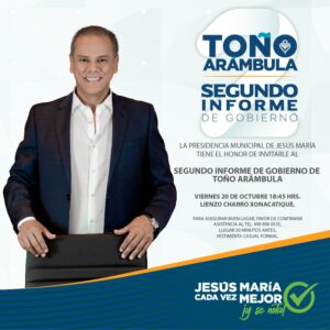 TOÑO ARÁMBULA, SEGUNDO INFORME DE GOBIERNO