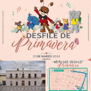 ESTE 21 DE MARZO EL MUNICIPIO DE JESÚS MARÍA REALIZARÁ UN DESFILE CONMEMORANDO EL INICIO DE LA PRIMAVERA