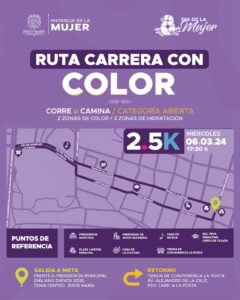 HABRÁ CIERRES VIALES EN JESÚS MARÍA POR CARRERA CON COLOR