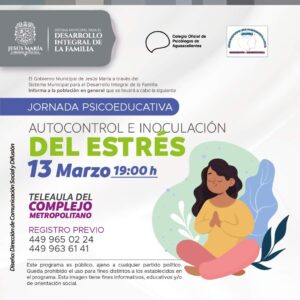 SE LLEVARÁ A CABO JORNADA ANTI ESTRÉS EN JESÚS MARÍA
