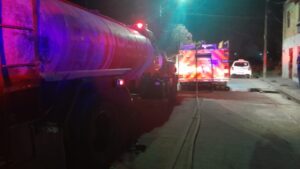 Una recamara quedo consumida por el fuego tras suscitarse un incendio en el fraccionamiento Talamantes Ponce