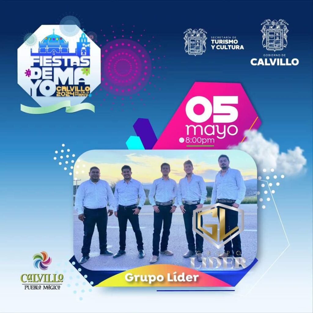 Grupo Líder fiestas de mayo calvilo