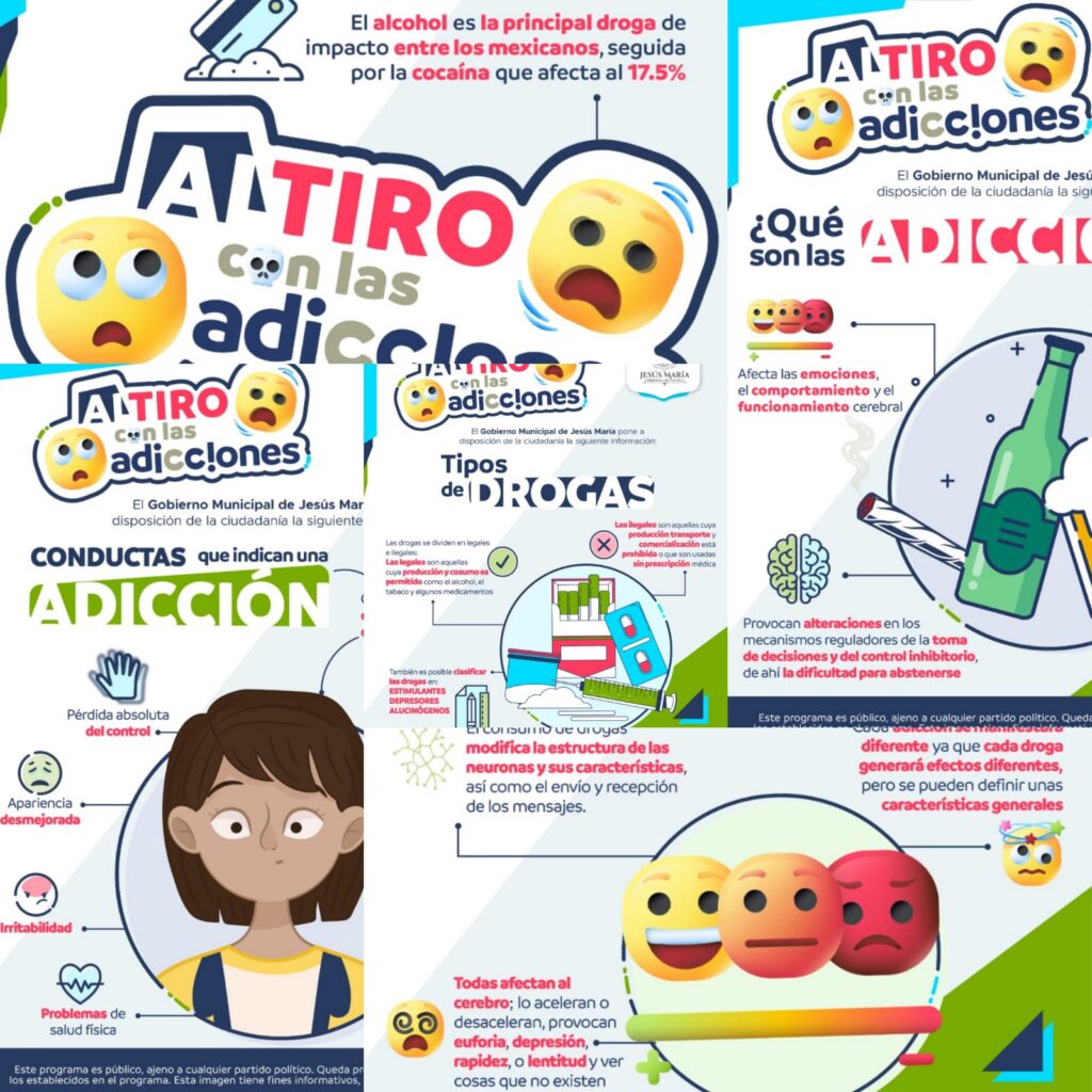 MUNICIPIO DE JESÚS MARÍA LLAMA A ESTAR “AL TIRO CON LAS ADICCIONES”