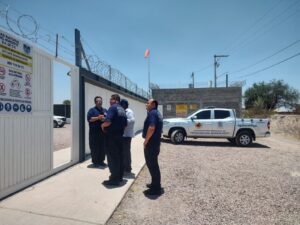 PROTECCIÓN CIVIL SUPERVISA MANTENIMIENTO EN UNA ESTACIÓN DE MEDICIÓN Y REGULACIÓN DE GAS NATURAL AL SUR DE LA CIUDAD