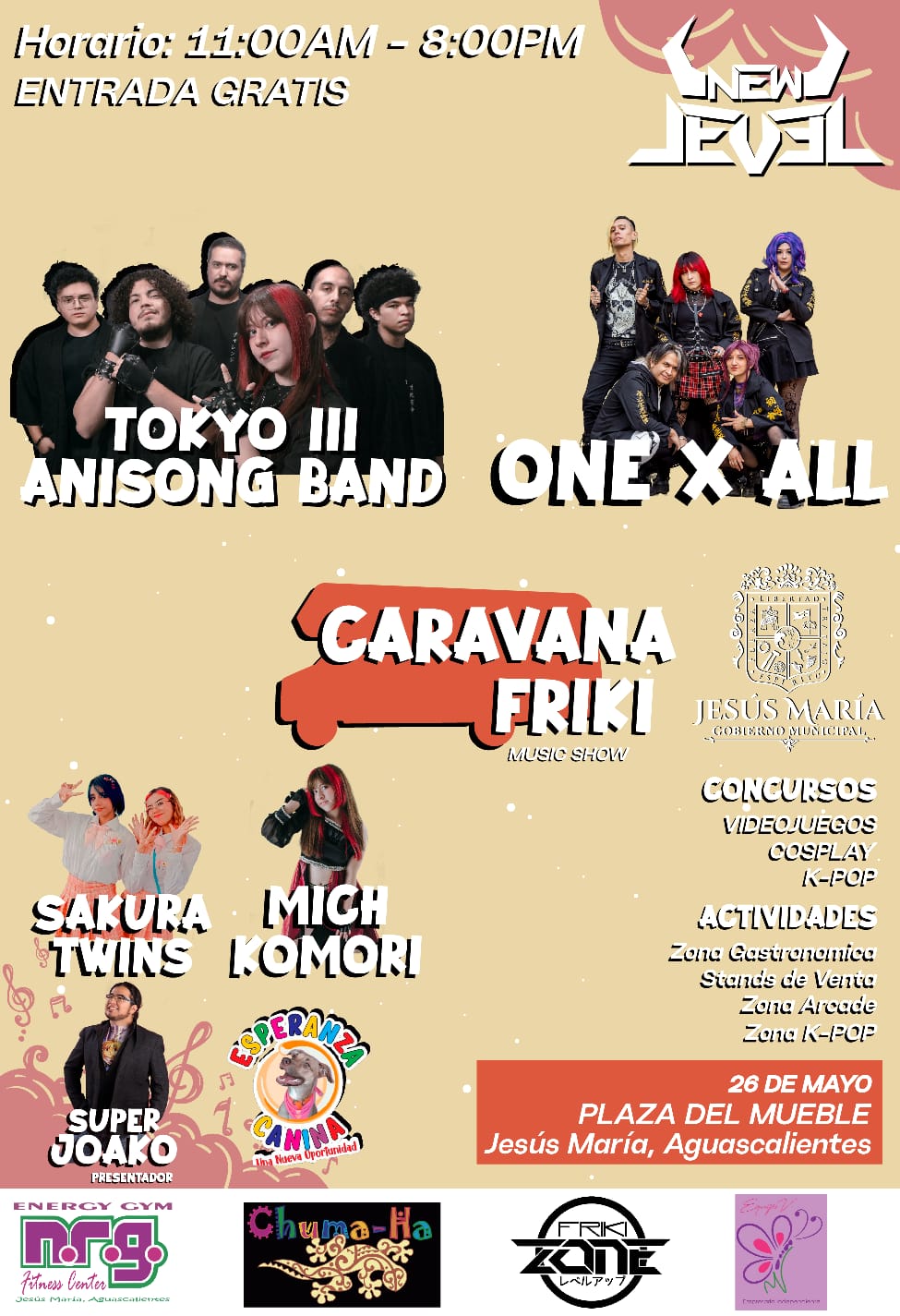 SE LLEVARÁ A CABO CARAVANA FRIKI EN JESÚS MARÍA