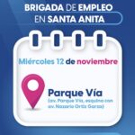 “BRIGADA DE EMPLEO LLEGA ESTE MIÉRCOLES AL FRACCIONAMIENTO SANTA ANITA”