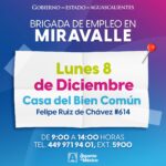 “LA MIRAVALLE RECIBIRÁ ESTE LUNES UNA JORNADA DE EMPLEO PARA IMPULSAR LA ECONOMÍA FAMILIAR”