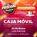 “EL PREDIAL PREMIA 2026 LLEGA A LOS PATOS: CALVILLO ACERCA LA CAJA MÓVIL Y RECONOCE A CONTRIBUYENTES CUMPLIDOS”