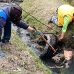 “RETIRAN 40 TONELADAS DE DESECHOS EN EL ARRANQUE DE LAS JORNADAS DE LIMPIEZA DEL RÍO SAN PEDRO”