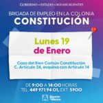 “BRIGADA DE EMPLEO LLEGA A LA COLONIA CONSTITUCIÓN PARA ACERCAR OPORTUNIDADES LABORALES”