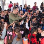 “PRESIDENTE EN TU ESCUELA LLEGÓ A LA PRIMARIA ADOLFO LÓPEZ MATEOS EN LA FORTUNA, CALVILLO”