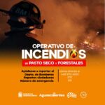 “PROTECCIÓN CIVIL ALERTA POR TEMPORADA DE INCENDIOS DE PASTO SECO Y FORESTALES EN AGUASCALIENTES”
