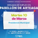 “BRIGADA DE EMPLEO LLEGA ESTE MARTES A PABELLÓN DE ARTEAGA PARA ACERCAR OPORTUNIDADES LABORALES”