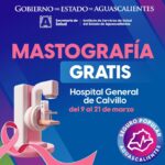 “REALIZARÁN MASTOGRAFÍAS GRATUITAS EN EL HOSPITAL GENERAL DE CALVILLO”