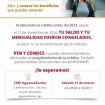 “INFONAVIT REALIZARÁ ATENCIÓN SABATINA EN AGUASCALIENTES CON TRÁMITES Y BENEFICIOS PARA DERECHOHABIENTES”