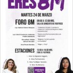 “TODO LISTO PARA EL FORO ERES 8M EN AGUASCALIENTES, CONVOCAN A MUJERES A PARTICIPAR MAÑANA 24 DE MARZO”