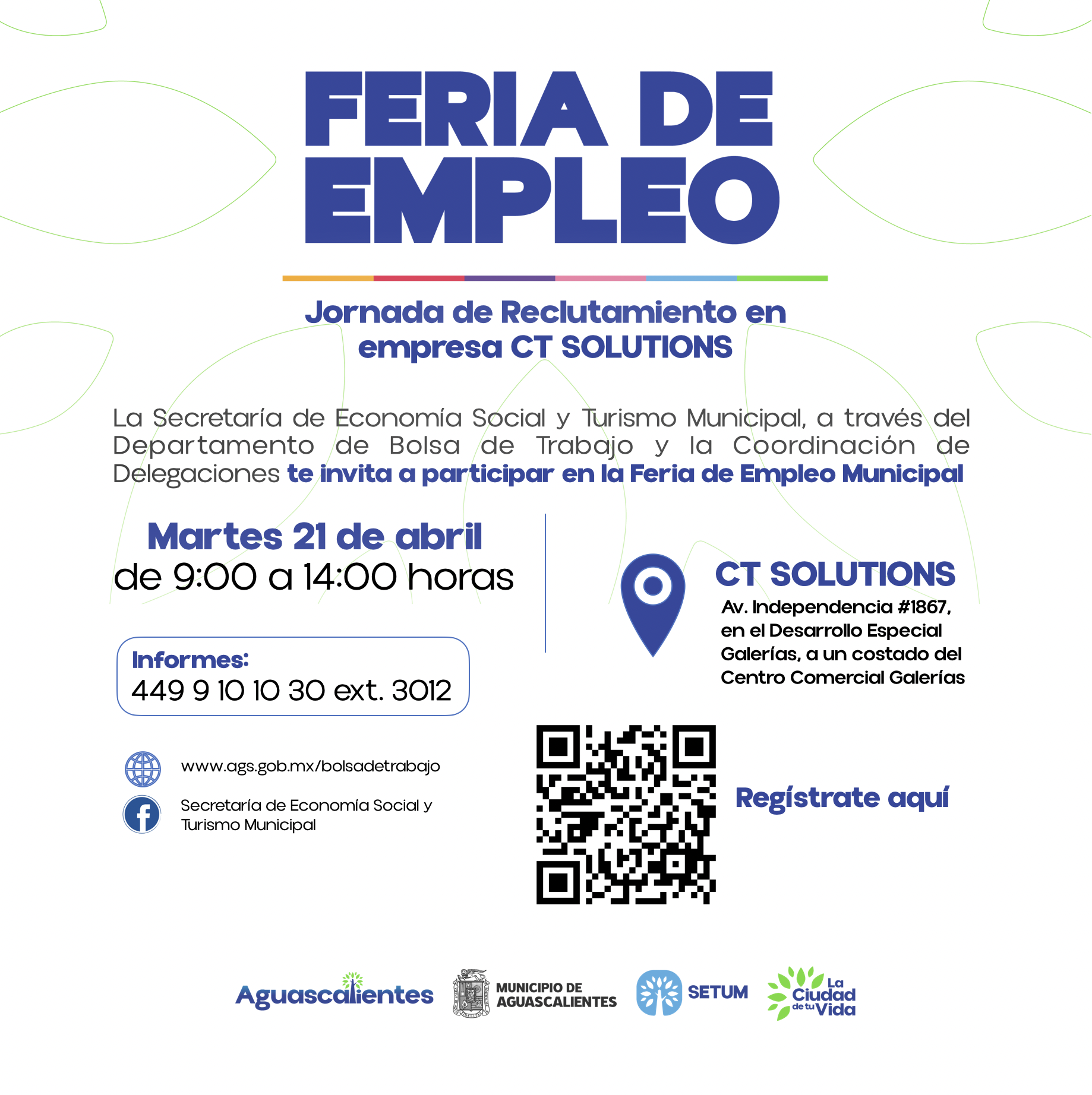 “LANZAN NUEVA FERIA DE EMPLEO EN AGUASCALIENTES CON VACANTES DE HASTA 12 MIL 500 PESOS”