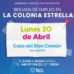 “BRIGADA DE EMPLEO LLEGA A LA COLONIA ESTRELLA PARA ACERCAR OPORTUNIDADES LABORALES”