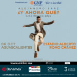 “ALEJANDRO SANZ REGRESA A AGUASCALIENTES EN UNA NOCHE QUE PROMETE SER INOLVIDABLE”