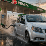 “ESTE SALIÓ PEOR QUE NOROÑA; CARGABA GASOLINA, LE LIMPIABAN EL PARABRISAS, LE MEDÍAN LA PRESIÓN DE LAS LLANTAS Y TODAVÍA HUÍA SIN PAGAR EN GASOLINERAS DE AGUASCALIENTES, PERO LA SSPE YA LO SACÓ DE CIRCULACIÓN”