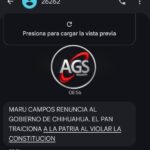 “INVADEN TELÉFONOS CON MENSAJES FALSOS PARA ATACAR A MARU CAMPOS Y DESVIAR LA ATENCIÓN DEL NARCOESCÁNDALO QUE SACUDE A MORENA”