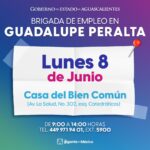 «LLEGA BRIGADA DE EMPLEO A GUADALUPE PERALTA CON OPORTUNIDADES LABORALES PARA LA CIUDADANÍA»