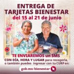 “BIENESTAR ENTREGARÁ TARJETAS DE PENSIONES DEL 15 AL 21 DE JUNIO; PIDEN NO CAER EN ENGAÑOS”