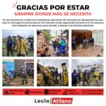 “LESLIE ATILANO RECONOCE A NUESTROS HÉROES SIN CAPA A NUESTRO HÉROES DE CASA; BRIGADISTAS Y CORPORACIONES QUE RESPONDIERON SIN DESCANSO DURANTE LA CONTINGENCIA POR LLUVIAS”