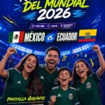 «CALVILLO INVITA A VIVIR EL MÉXICO VS ECUADOR EN PANTALLA GIGANTE»