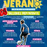 «CASA DEL ADOLESCENTE ABRE 28 CURSOS DE VERANO GRATUITOS EN DEPORTE, ARTE, IDIOMAS Y OFICIOS»
