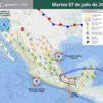 «PREVÉN CHUBASCOS, DESCARGAS ELÉCTRICAS Y VIENTOS PARA ESTE MARTES EN AGUASCALIENTES»