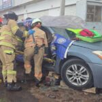 «FUERTE CHOQUE DEJA A JOVEN ATRAPADA ENTRE LOS FIERROS EN LA CARRETERA A NORIAS DE OJOCALIENTE»