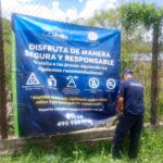 «COLOCAN SEÑALAMIENTOS EN PRESAS DE CALVILLO PARA EVITAR ACCIDENTES DURANTE LAS VACACIONES»