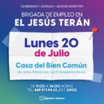 «BRIGADA DE EMPLEO LLEGARÁ A JESÚS TERÁN CON VACANTES Y ATENCIÓN PARA BUSCADORES DE TRABAJO»