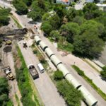 “LEO MONTAÑEZ DA SEGUIMIENTO A TRES OBRAS CLAVE PARA EVITAR INUNDACIONES Y MEJORAR LA SEGURIDAD Y MOVILIDAD DE LOS AGUASCALENTENSES”