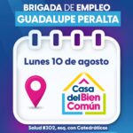 “LLEVAN OPORTUNIDADES DE TRABAJO HASTA GUADALUPE PERALTA ESTE LUNES”