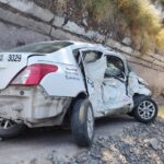 “TAXISTA INTENTÓ GANARLE EL PASO AL TREN Y DE MILAGRO SOBREVIVE TRAS SER ARRASTRADO VARIOS METROS”