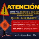 “CARRERA DE LA ASUNCIÓN CERRARÁ CALLES DEL CENTRO DESDE LAS NUEVE DE LA MAÑANA”