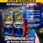 «NO REGALES TU DINERO: LAS MÁQUINAS TRAGAMONEDAS SON ILEGALES Y PUEDEN DESTRUIR LA ECONOMÍA FAMILIAR»