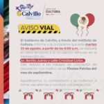 «ATENCIÓN CALVILLO: CERRARÁN JUÁREZ Y CRISTÓBAL COLÓN POR COLOCACIÓN DE ADORNOS PATRIOS»
