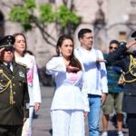 “MÁS DE 3 MIL PARTICIPANTES TOMAN LAS CALLES DE AGUASCALIENTES EN EL DESFILE DE INDEPENDENCIA ENCABEZADO POR TERE JIMÉNEZ”