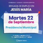“BRIGADA DE EMPLEO LLEGA ESTE MARTES A JESÚS MARÍA PARA ACERCAR OPORTUNIDADES LABORALES”