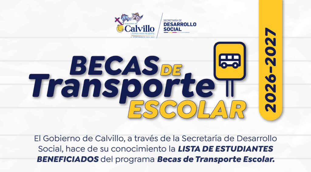 Becas de Transporte escolar 2023