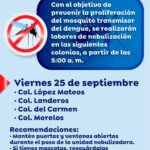 “CALVILLO TENDRÁ JORNADA DE NEBULIZACIÓN CONTRA EL DENGUE ESTE VIERNES EN CUATRO COLONIAS”