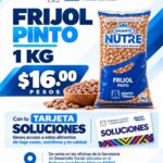 “FRIJOL A 16 PESOS EL KILO PARA FAMILIAS DE AGUASCALIENTES CON TARJETA SOLUCIONES”