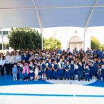 “DANIEL ROMO LLEVA DIÁLOGO, VACUNACIÓN Y SERVICIOS AL COLEGIO BILINGÜE SAN MIGUEL”