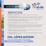 «MARTES CIUDADANO LLEGARÁ A LA COLONIA LÓPEZ MATEOS DE CALVILLO CON SERVICIOS DE SALUD, CORTES DE CABELLO Y TRÁMITES GRATUITOS»